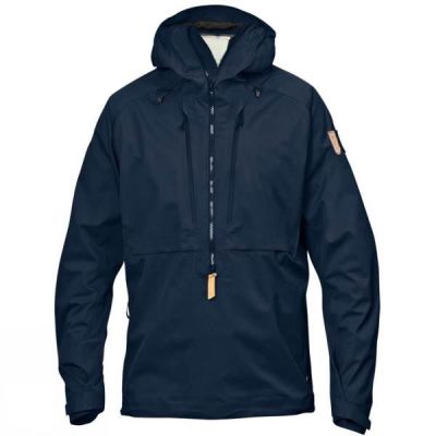 Anorak Fjallraven Keb Eco-Shell Hombre Azul Oscuro Marino - Chile QHS874615